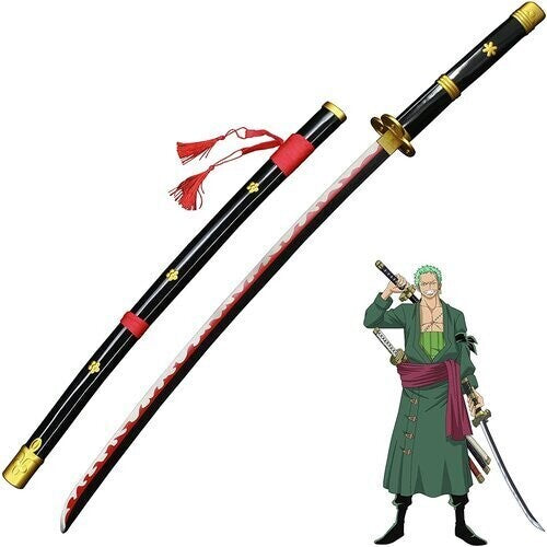 Metal Katana / Sword Roronoa Zoro One Piece Enma Black Sword (266/266B)