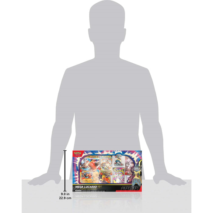 PKM TCG: Figure Box (Mega Lucario Ex)