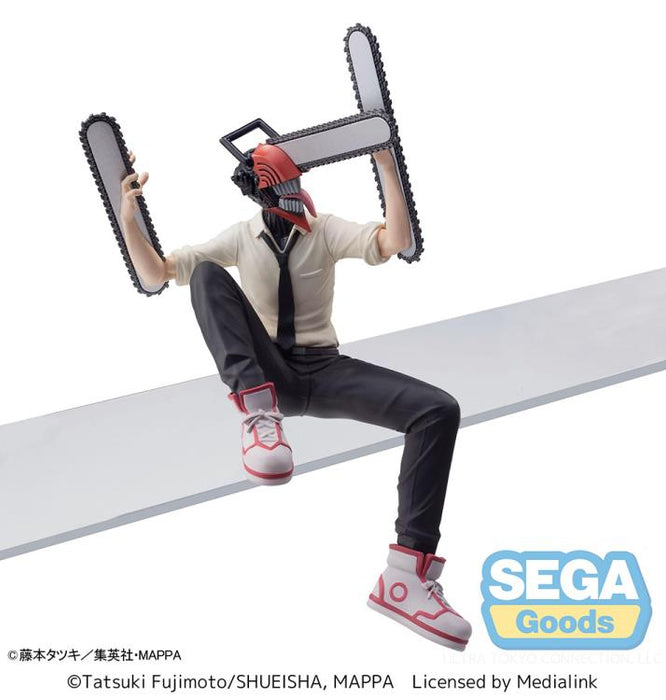 Sega Chainsaw Man Denji as Chainsaw Man Premium Perching Figure