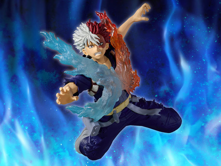 Bandai Banpresto My Hero Academia The Amazing Heroes Plus Shoto Todoroki III Figure