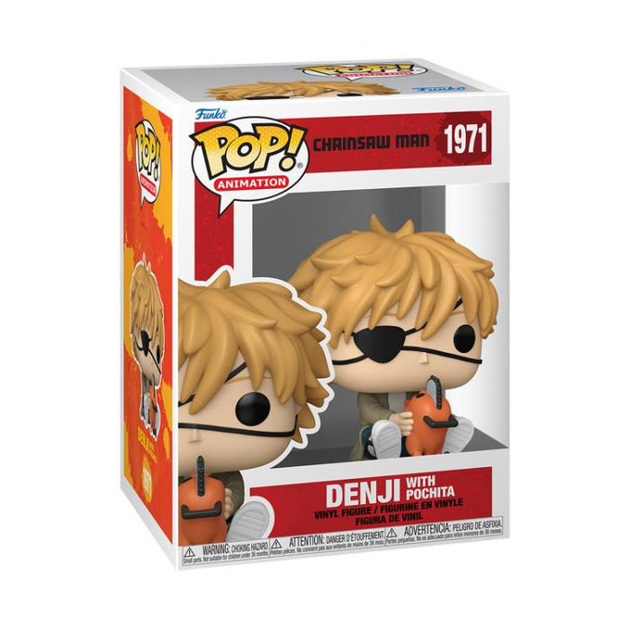 Funko Pop Chainsaw Man Pop! Animation #1971 Denji with Pochita