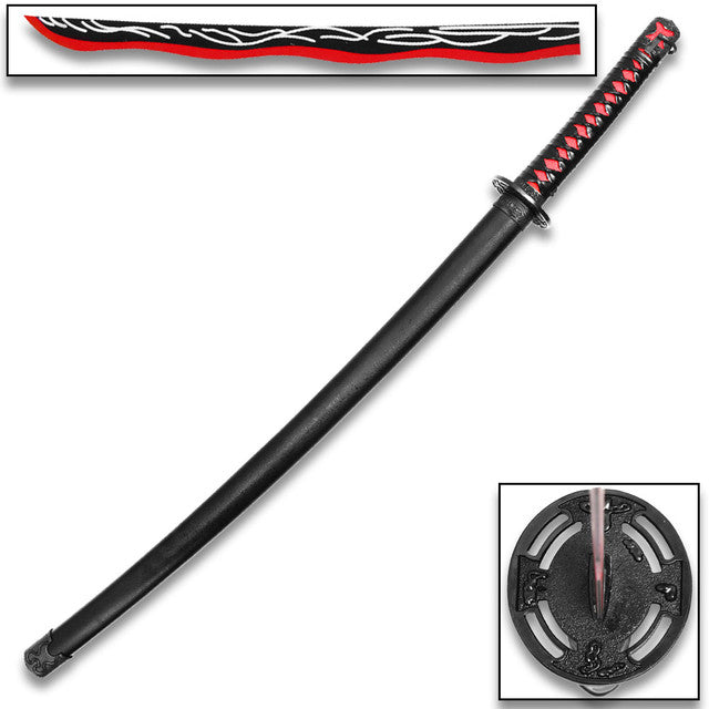 Metal Sword Katana Elden Ring - Sword Rivers of Blood Non Sharp Blade 374/374A