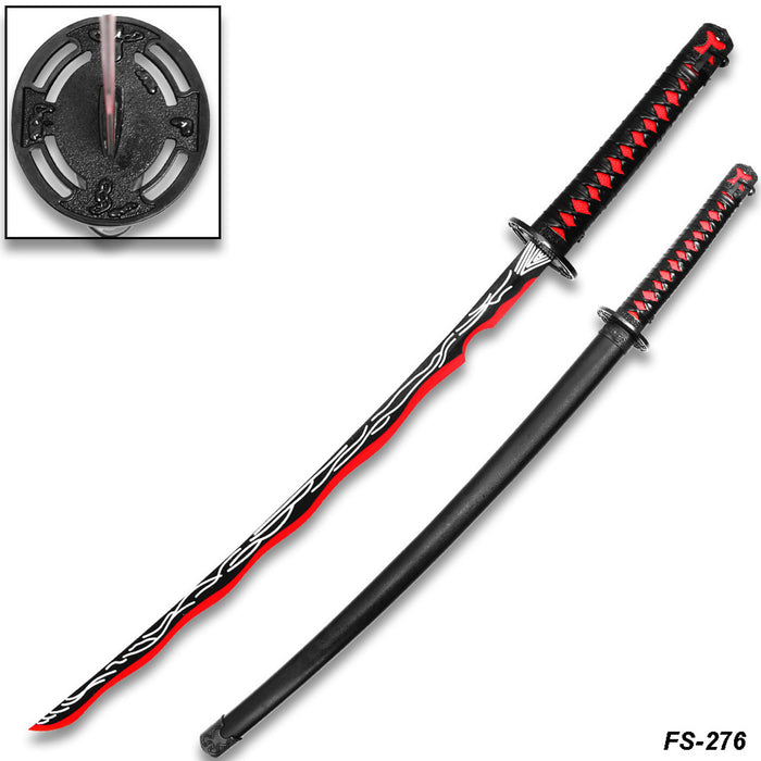 Metal Sword Katana Elden Ring - Sword Rivers of Blood Non Sharp Blade 374/374A
