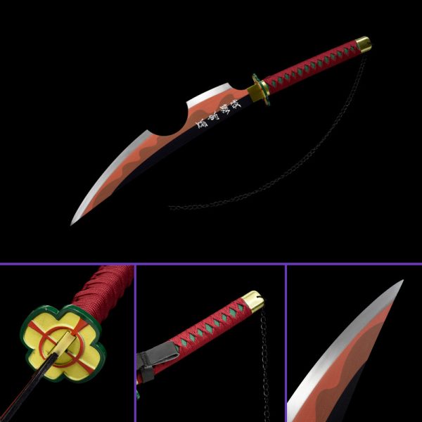 Metal Katana / Sword (1xPcs) Tengen Uzui Demon Slayer: Kimetsu No Yaiba Metal Sword 348B/348C/348D