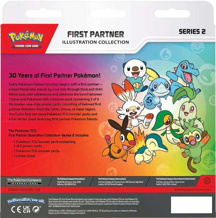 Pre-order Pokémon TCG: First Partner Illustration Collection—Series 2 Shipping 19th Jun 2026