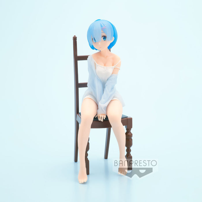 BANDAI BANPRESTO Re:Zero Starting Life in Another World Relax time Rem Figure