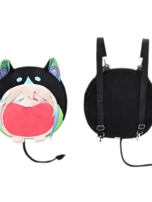 VirtuaReal Aza 4ways Itabag Large Plush Backpack Shoulder Bag