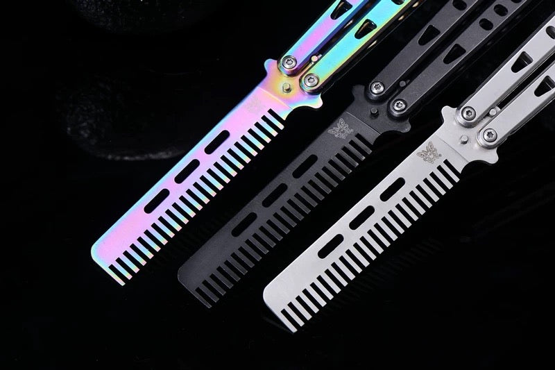 COMB HOLE Balisong Trainer (Blunt Blade - Non sharp).