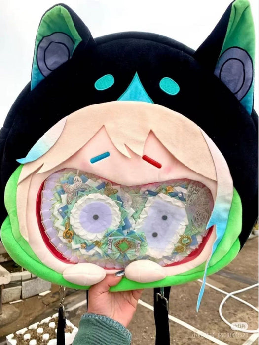 VirtuaReal Aza 4ways Itabag Large Plush Backpack Shoulder Bag