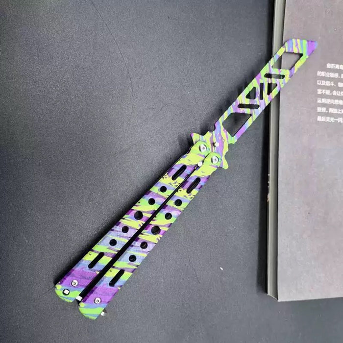 3D COLOR Balisong Trainer (Blunt Blade - Non sharp).