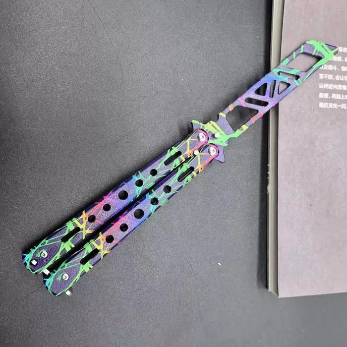 3D COLOR Balisong Trainer (Blunt Blade - Non sharp).