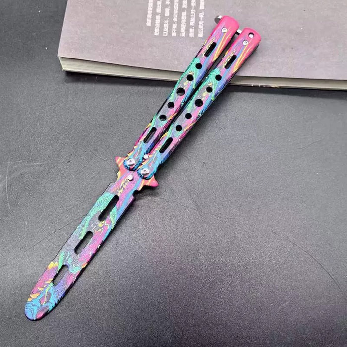 3D COLOR Balisong Trainer (Blunt Blade - Non sharp).