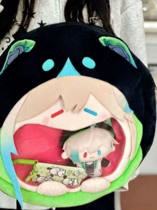 VirtuaReal Aza 4ways Itabag Large Plush Backpack Shoulder Bag