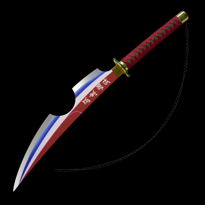 Metal Katana / Sword (1xPcs) Tengen Uzui Demon Slayer: Kimetsu No Yaiba Metal Sword 348B/348C/348D