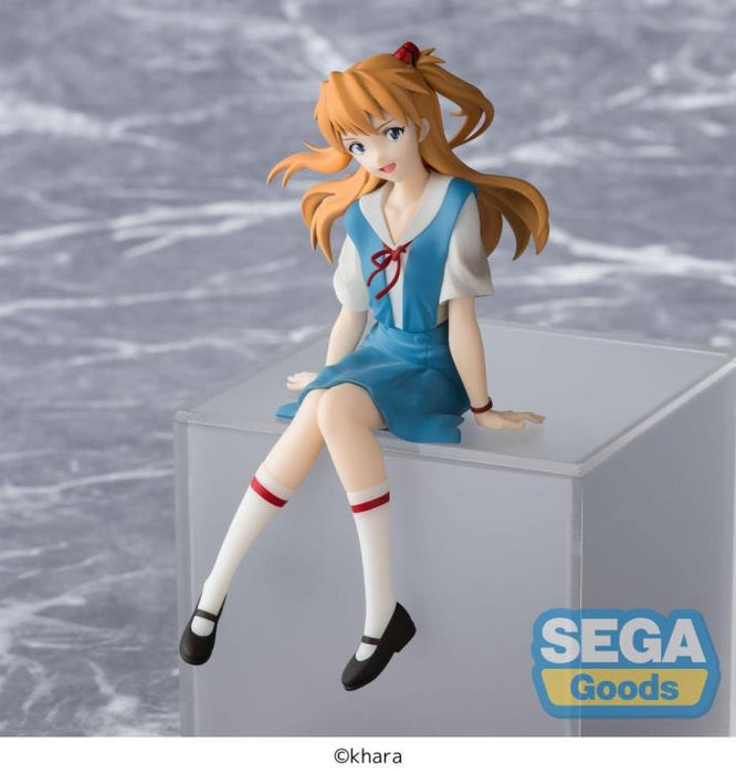 SEGA Rebuild of Evangelion Asuka Shikinami Langley Premium Perching Figure