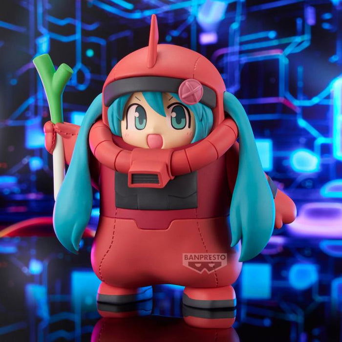 Bandai Banpresto Gundam 45th Anniversary x Hatsune Miku Char's Zaku Costume (Hatsune Miku Ver.) Figure