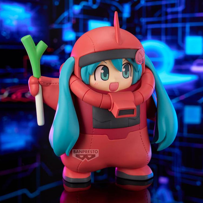 Bandai Banpresto Gundam 45th Anniversary x Hatsune Miku Char's Zaku Costume (Hatsune Miku Ver.) Figure