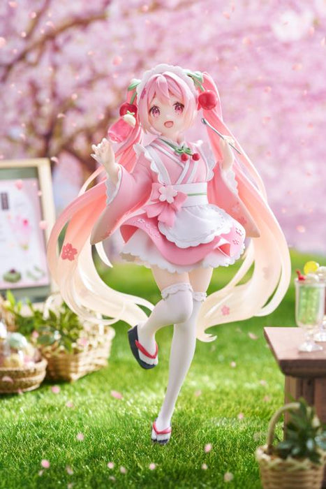 Vocaloid Newley Written Sakura Miku (Japanese Cafe Ver.) Figure (Reissue)