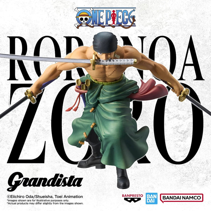 Bandai Banpresto Roronoa Zoro Grandista Figure