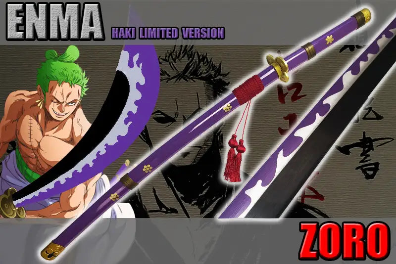 Metal Katana / Sword Roronoa Zoro One Piece Enma Metal Cosplay Sword (265B/266D)