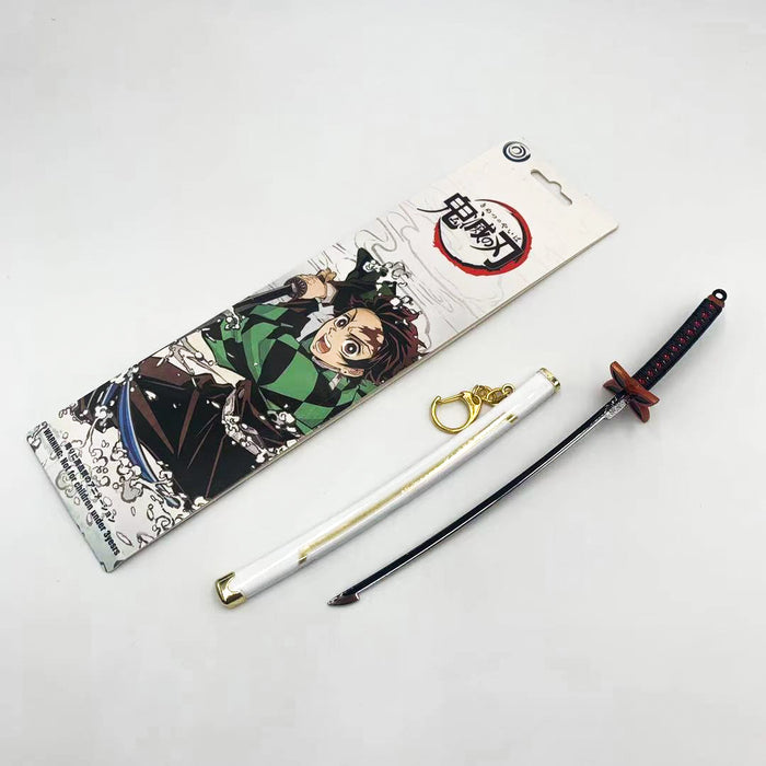 Metal Katana / Sword Demon Slayer: Kimetsu No Yaiba Keychain