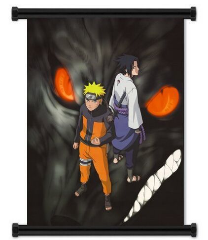 Wall Scroll - Naruto Naruto & Sasuke — Anime House