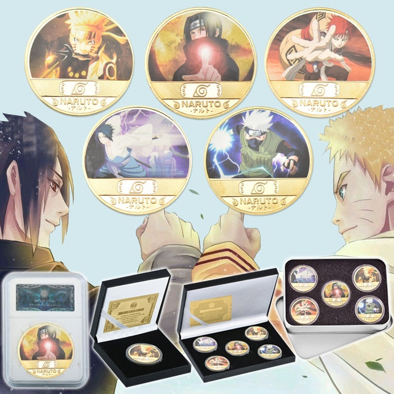 Naruto Ryo Coin Naruto 20th Anniversary Gold Commemorative Coins — Anime House ANZ