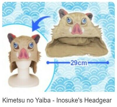 BANDAI BANPRESTO Official DEMON SLAYER INOSUKE HAT  Headgear