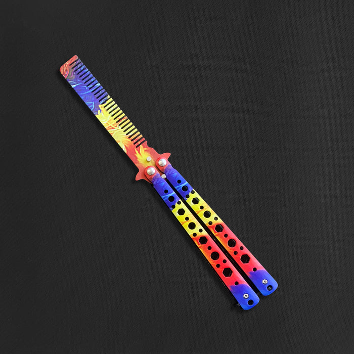 COMB HOLE Balisong Trainer (Blunt Blade - Non sharp).