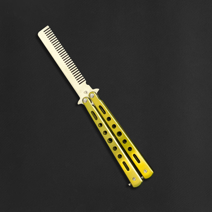 COMB HOLE Balisong Trainer (Blunt Blade - Non sharp).