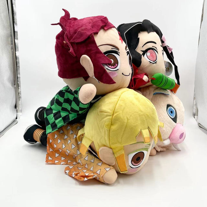 Demon Slayer - Tanjiro / Nezuko / Hashibira / Zenitsu Plush Toy Jumbo 45cm