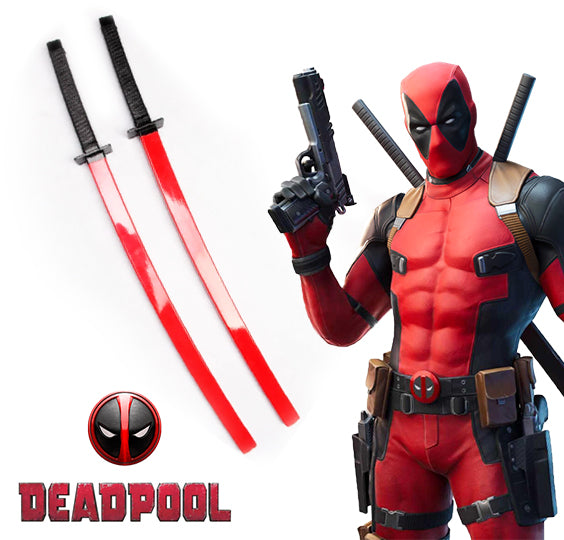 Metal Katana / Sword Deadpool: Marvel Twin Katana Bea and Arthur (317B ...