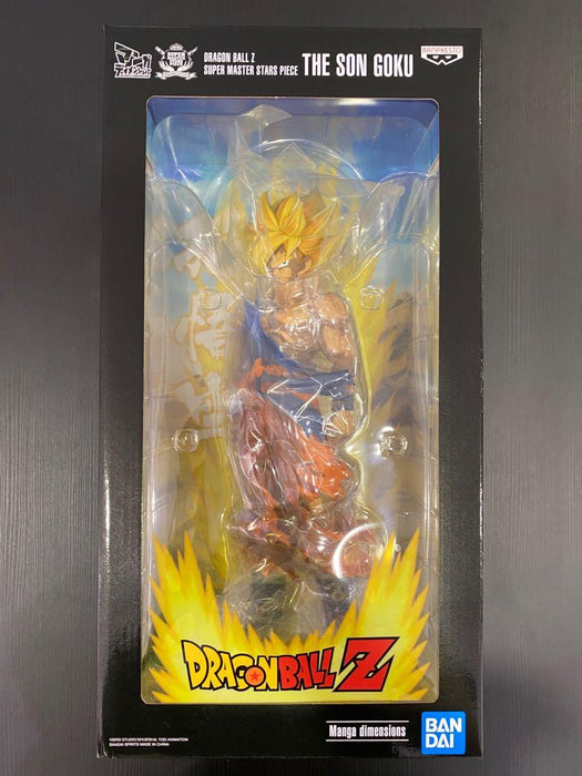 BANDAI BANPRESTO Dragon Ball Z Super Master Stars Piece Manga Dimensions Super Saiyan GokuFIGURE