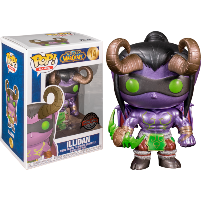 Funko Pop World of Warcraft - Illidan Blizzard 30th ANNIV MT Pop!