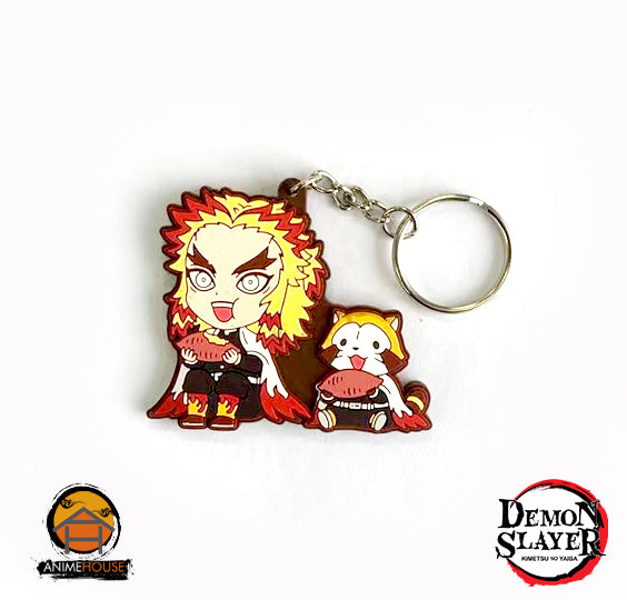Demonc Key Chain Demon Slayer Rengoku Kyoujurou key chain $5 each — Anime House