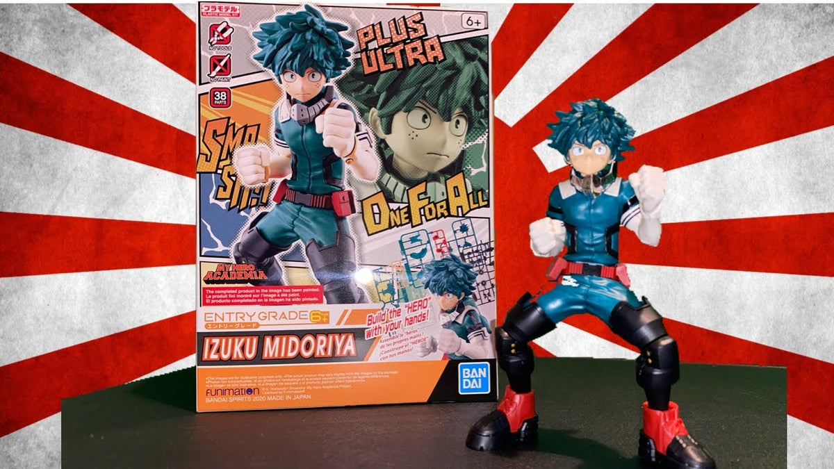 My Hero Academia Bandai Entry Grade Izuku Midoriya Model Kit Figure ...