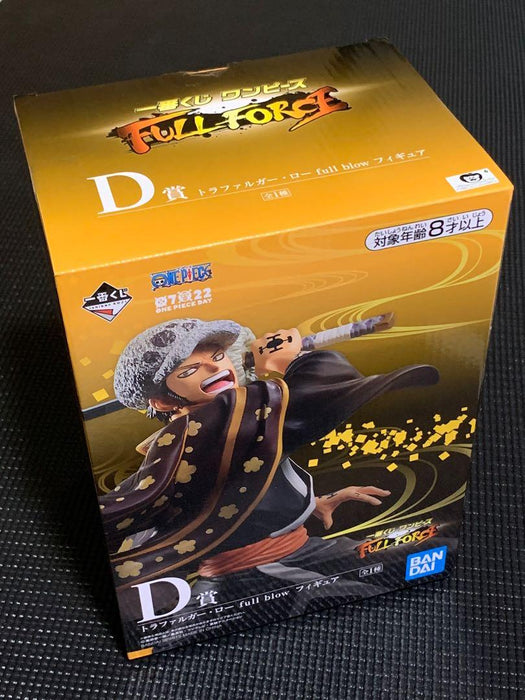 BANDAI One Piece Full Force Prize D Trafalgar D. Water Law Figure Full Blow Ichiban Kuji