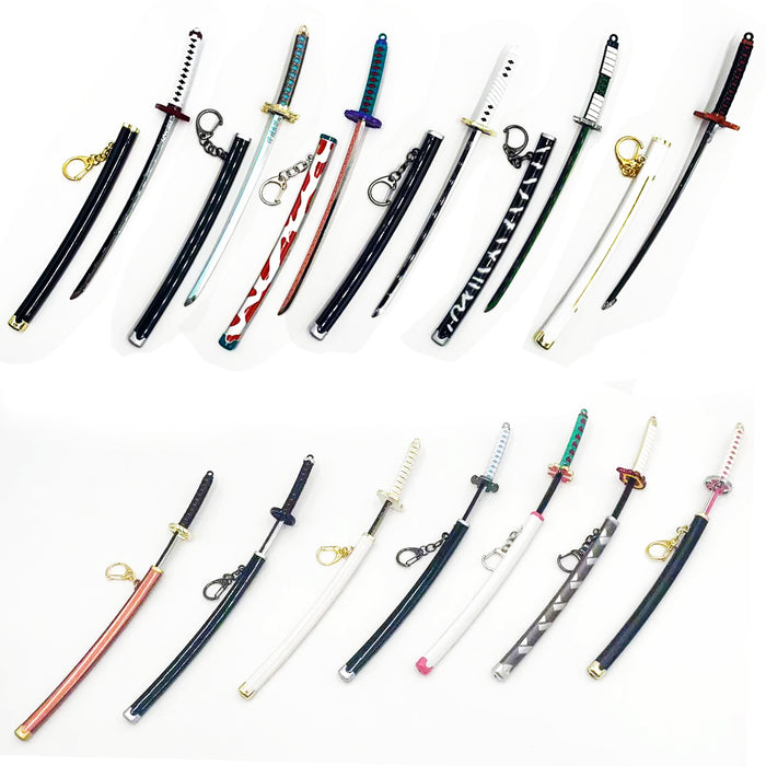 Metal Katana / Sword Demon Slayer: Kimetsu No Yaiba Keychain